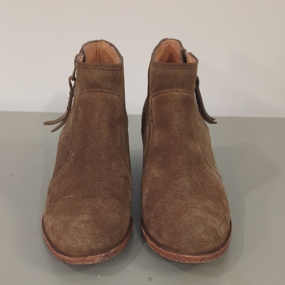 Madewell Janice Boots Brown Suede Ankle Bootie size 9 - Picture 5 of 10
